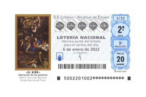 Lotería del Niño 2022.