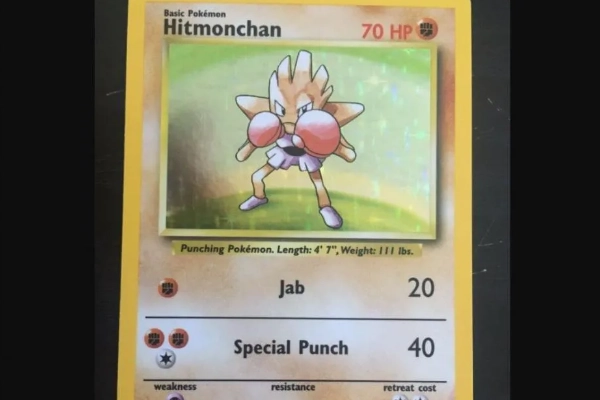 Carta Pokémon de Hitmonchan.
