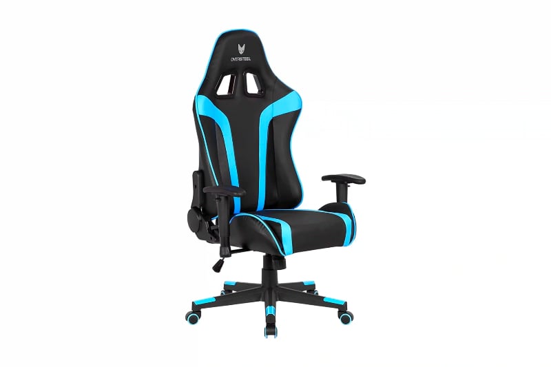 Silla Gaming negro y azul