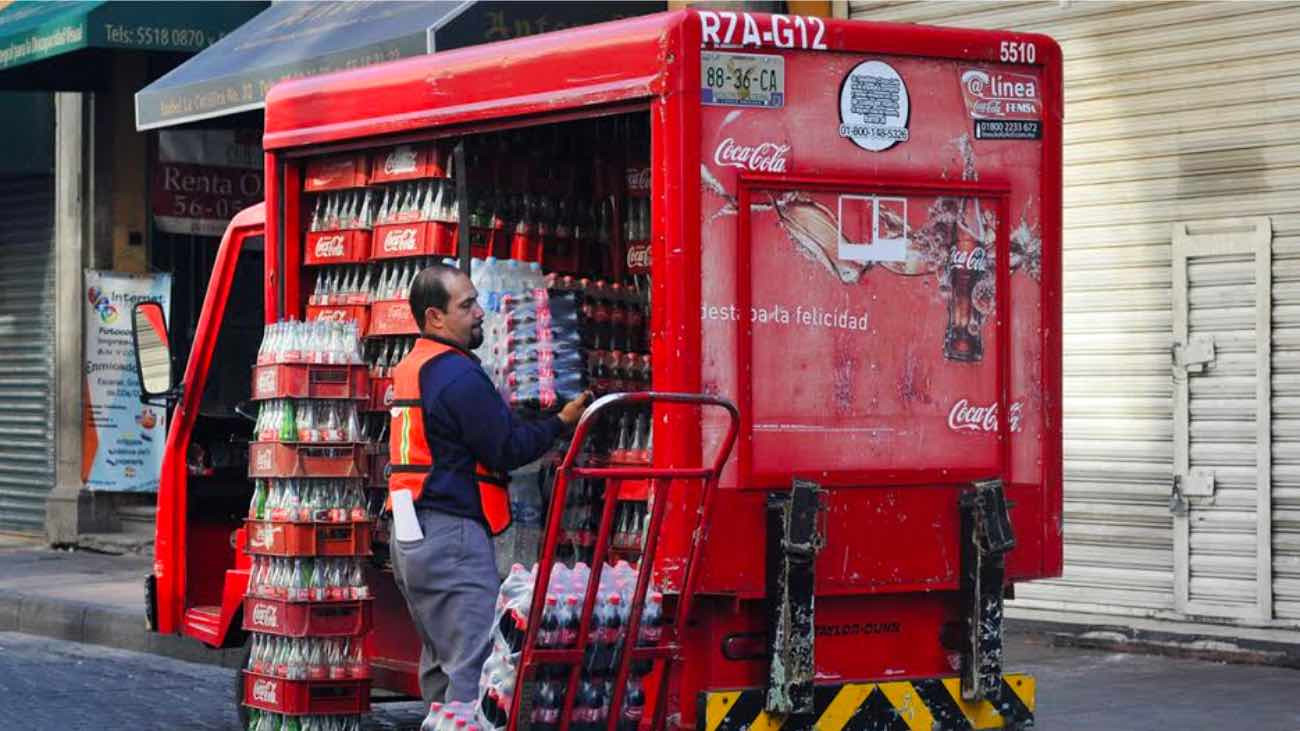 Carretillero Coca-Cola