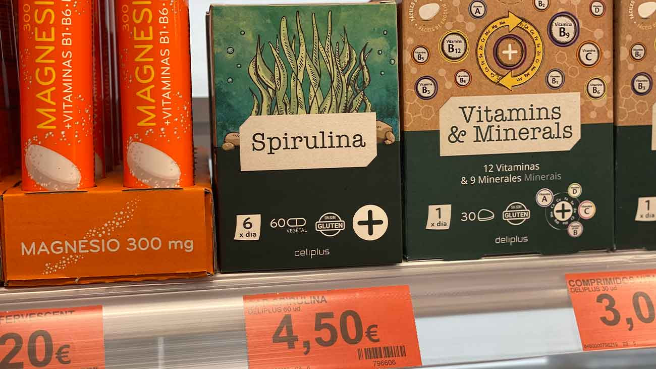espirulina deliplus mercadona