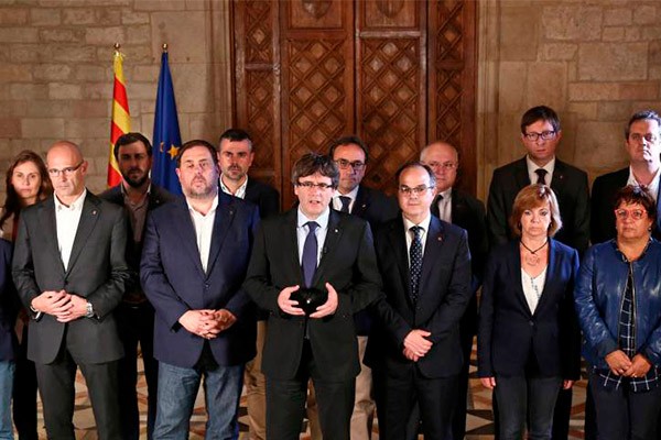 Gobierno de Cataluña en 2017