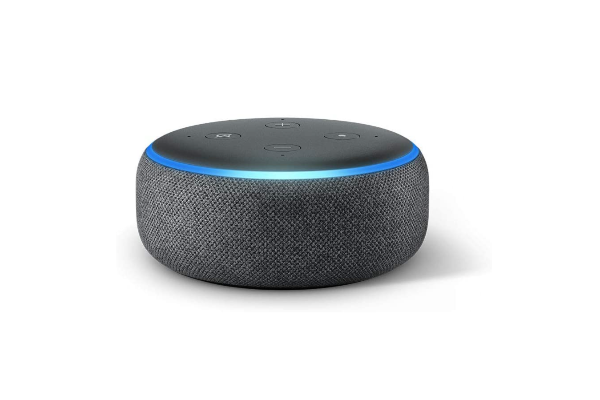 Altavoz inteligente Echo Dot con Alexa de tercera generación.
