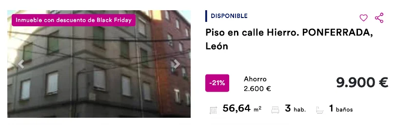 Piso de CaixaBank en Ponferrada, en León