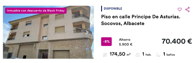 Vivienda de CaixaBank en Socovos, Albacete