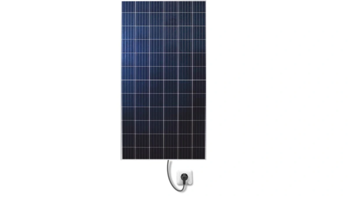El panel de placas fotovoltaicas que se vende en Amazon para el autoconsumo de electricidad.