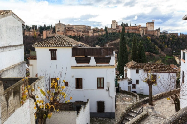 Barrio del Albaicín, en Granada