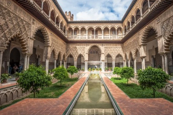 Jardines del Real Alcázar, en Sevilla