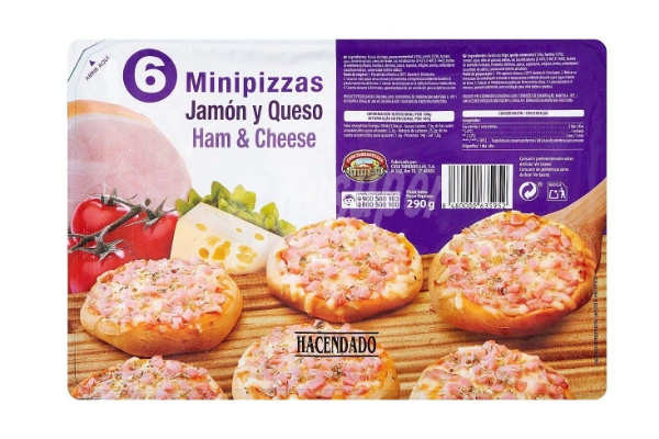 Mini pizzas de Hacendado, Mercadona
